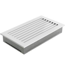 KRATKI Krbová mřížka Fresh s pevnou neprůhlednou žaluzií 17 x 30 cm