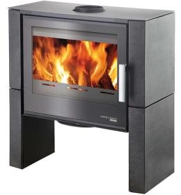 Haas+Sohn kachlová kamna DALE černá, antracit