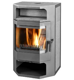 Krbová kamna Frankfurt šedá
