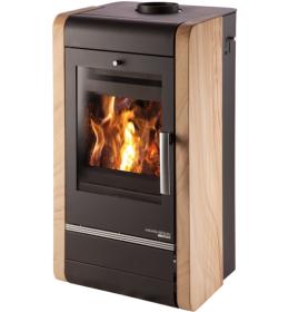 Krbová kamna HAAS+SOHN Avesta II s výměníkem,černá, woodstone prestige