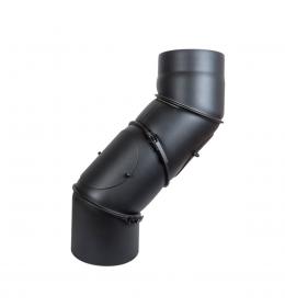 Koleno nastavitelné 4 segmentové 150 mm s čistícími otvory