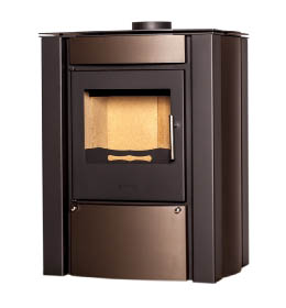 Krbová kamna HS Flamingo  AMOS hnědá - sametová