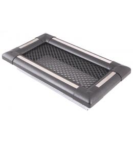 Krbová mřížka 10x20cm EXCLUSIVE grafit / inox