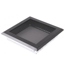 Krbová mřížka 16x16cm černá