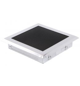 Krbová mřížka 16x16cm chrom