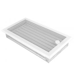 Krbová mřížka 16x32cm s žaluzií bílá