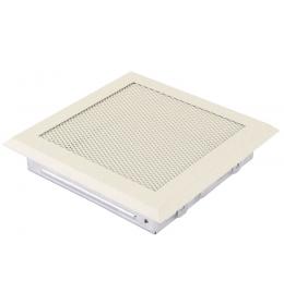 Krbová mřížka16x16cm krémový brokát