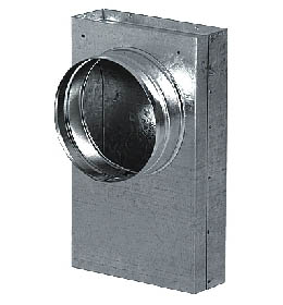 Redukce 90*, kanál - flex 150mm