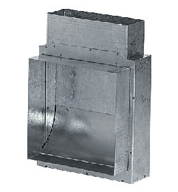 Redukce 90*, kanál - mřížka