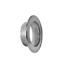 Růžice k hliníkovému potrubí 120mm chrom