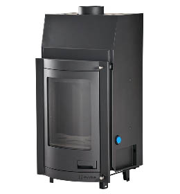 Krbová vložka HS Flamingo AQUAFLAM  PANORAMA 7 s výměníkem a manuální regulací