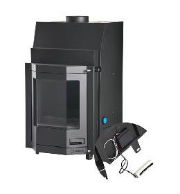 Krbová vložka HS Flamingo AQUAFLAM  PRIZMAT 17 s výměníkem a základní regulací