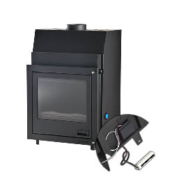 Krbová vložka HS Flamingo AQUAFLAM  25 s výměníkem a základní regulací