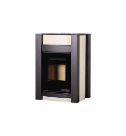 Krbová kamna HS Flamingo AQUAFLAM VARIO  KALMAR 11/5kW krémová