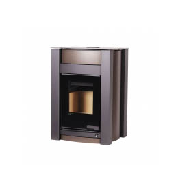 Krbová kamna HS Flamingo AQUAFLAM VARIO  KALMAR 11/7kW hnědá - sametová