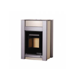 Krbová kamna HS Flamingo AQUAFLAM VARIO  KALMAR 11/7kW olivová