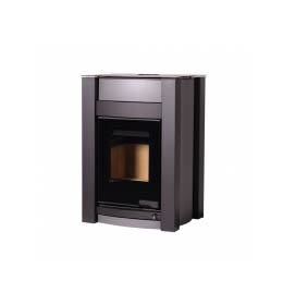Krbová kamna HS Flamingo AQUAFLAM VARIO  KALMAR 11/7kW šedá