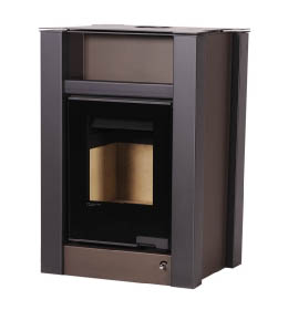 Krbová kamna HS Flamingo AQUAFLAM VARIO  LEND 11kW hnědá - sametová (teplovzdušná verze)