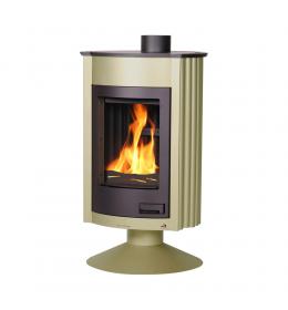 Krbová kamna HS Flamingo MASTERFLAMME  Medie II, olivová
