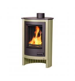 Krbová kamna HS Flamingo MASTERFLAMME  Piccolo I, olivová
