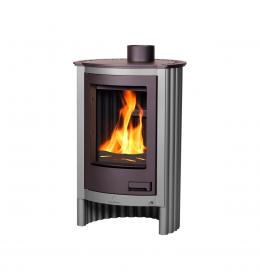 Krbová kamna HS Flamingo MASTERFLAMME  Piccolo I, šedá