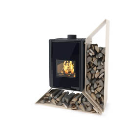 Krbová kamna HS Flamingo DELUXE  KAMPA pravá, krémová