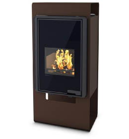 Krbová kamna HS Flamingo DELUXE  SINGA, hnědá - sametová