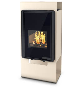 Krbová kamna HS Flamingo DELUXE  SINGA, krémová