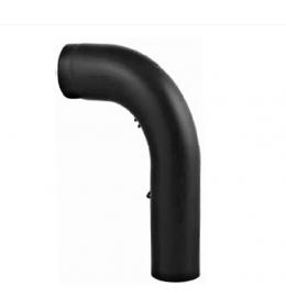 Koleno 90° tažené s prodloužením, klapkou a čisticím otvorem průměr 150 mm