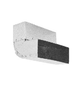 Nastavitelné koleno stěna-strop 45°– 90°–kanál 150 x 50 mm