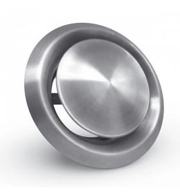 Ventilační talíř výfukový 125 mm - nerez
