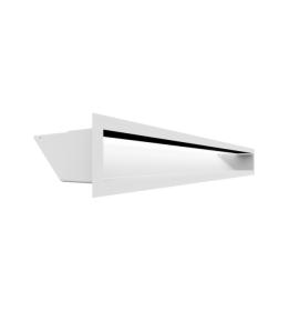 Krbová mřížka LUFT 9x80 cm bílá