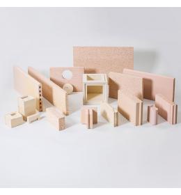 RATH Kamnářský šamot tažený 250 × 124 × 64 mm EASYSPLIT N2