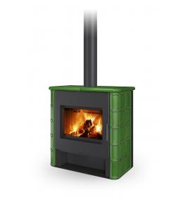 Romotop TELDE Keramika rustik kamna s teplovodním výměníkem a dvojitým prosklením