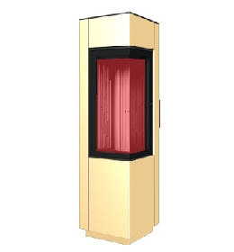 Krbová kamna Bef Aries 3 E pearl beige