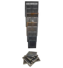 Litinový rošt plochý