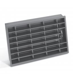 STYLE záklopový rošt s rámem 325 x 195 mm bílá