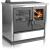 Sporák na tuhá paliva NORTH 8,73 kW, levý, inox