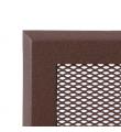 Krbová mřížka 16x32cm hnědý brokát
